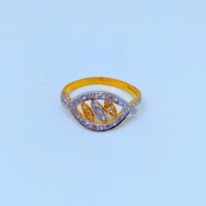22 KT 916 Hallmark Fancy diamond Ladies Ring