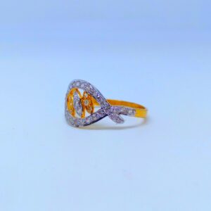 22 KT 916 Hallmark Fancy diamond Ladies Ring