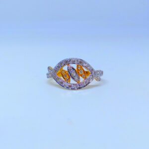 22 KT 916 Hallmark Fancy diamond Ladies Ring