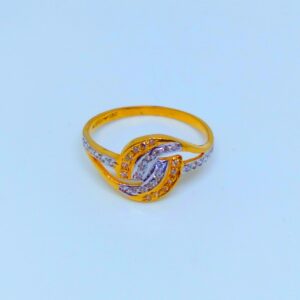 22 KT 916 Hallmark fancy diamond Ladies Ring