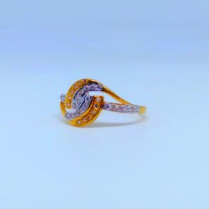 22 KT 916 Hallmark fancy diamond Ladies Ring