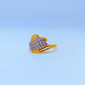 22 KT 916 Hallmark fancy traditional ladies diamond ring