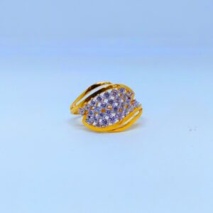 22 KT 916 Hallmark fancy traditional ladies diamond ring