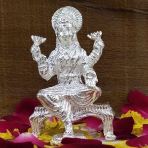 silver Maa Lakshmi Ji murti-solid