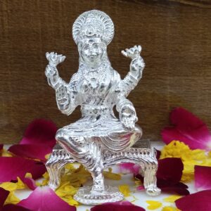 silver Maa Lakshmi Ji murti-solid