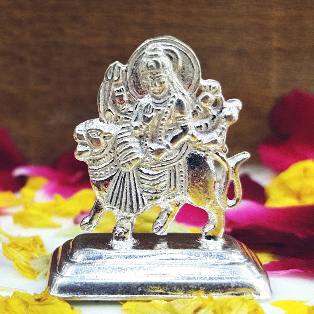 Silver Maa Ambe murti - Image 2