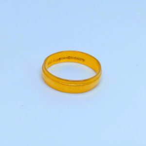 22 kt 916 hallmark classic plain unisex ring