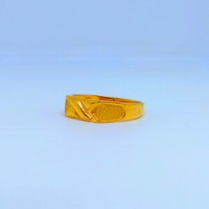 22 KT 916 Hallmark Plane Casting Gents Ring