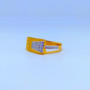 22 KT 916 Hallmark classic mate diamond gents ring