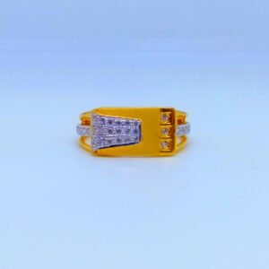 22 KT 916 Hallmark classic mate diamond gents ring