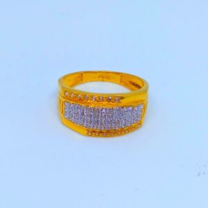 22 KT 916 Hallmark fancy traditional gents ring