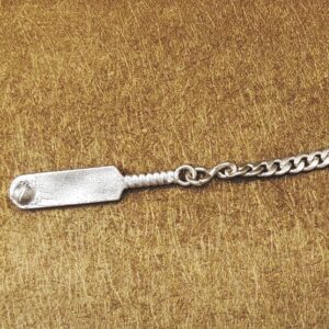 Silver Keychain Ball-Bat (Cricket)