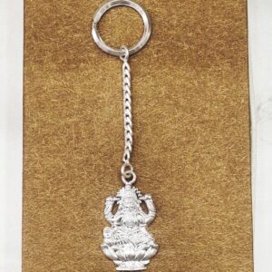 Silver Key chain Maa Laxmi Ji