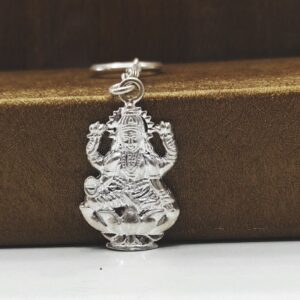 Silver Key chain Maa Laxmi Ji