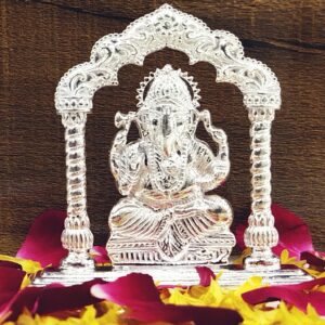 Silver Ganesha Murti (solid)