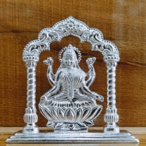 Silver maa lakshmi ji murti(solid)
