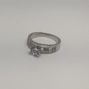 Sterling Silver 925 Single fancy Ladies Ring