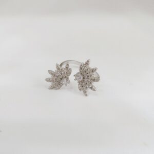 Sterling Silver 925 fancy adjustable Ladies Ring