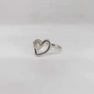 Sterling Silver 925 Heart Ladies Ring