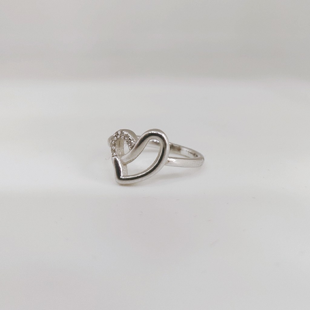 Sterling Silver 925 Heart Ladies Ring