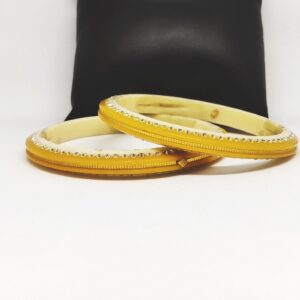 22 kt 916 yellow-off white ras-chudi women