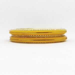 22 kt 916 yellow-off white ras-chudi women