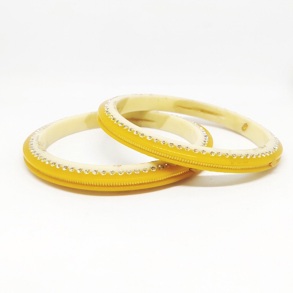 22 kt 916 yellow-off white ras-chudi women