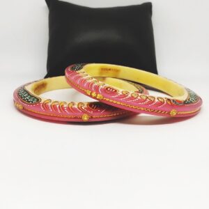 22 kt 916 pink ras-chudi women
