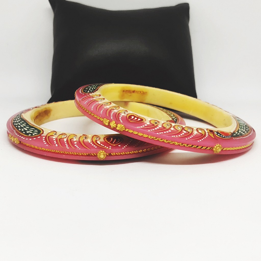 22 kt 916 pink ras-chudi women - Image 4