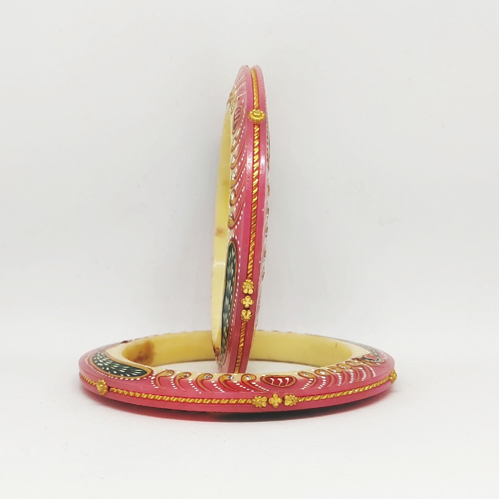 22 kt 916 pink ras-chudi women - Image 3