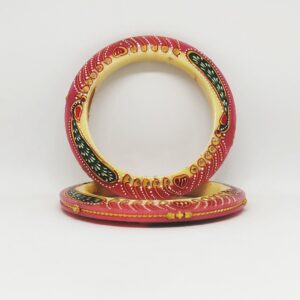 22 kt 916 pink ras-chudi women