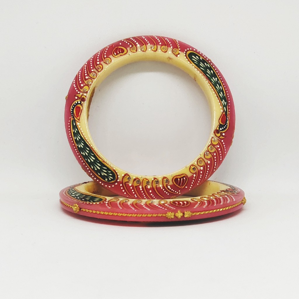 22 kt 916 pink ras-chudi women - Image 2