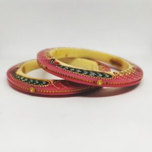 22 kt 916 pink ras-chudi women