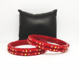 22 kt 916 brownies red women ras-chudi