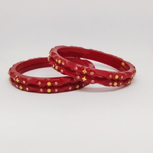 22 kt 916 brownies red women ras-chudi