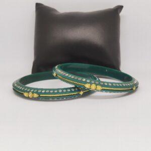 22 kt 916 green women ras-chudi