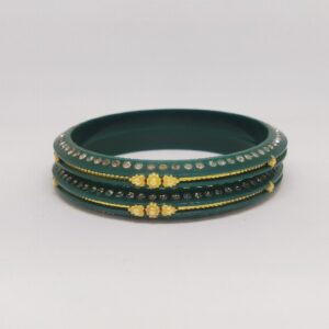 22 kt 916 green women ras-chudi