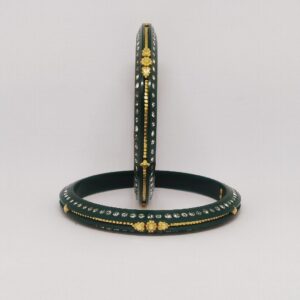 22 kt 916 green women ras-chudi