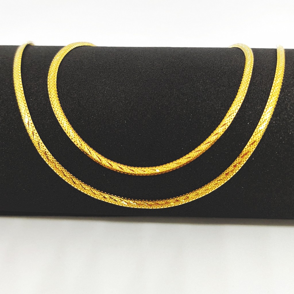 22 KT 916 Hallmark Plain Chain - Image 3
