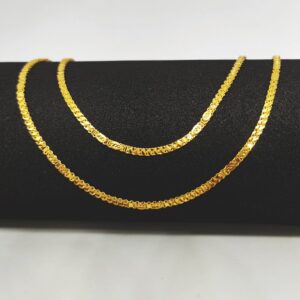 22 KT 916 Hallmark Plain Piece Chain