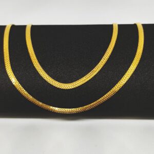 22 KT 916 Hallmark Unisex Plain Chain
