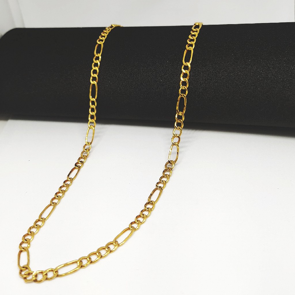 22 KT 916 Hallmark Indo Italian Men Chain