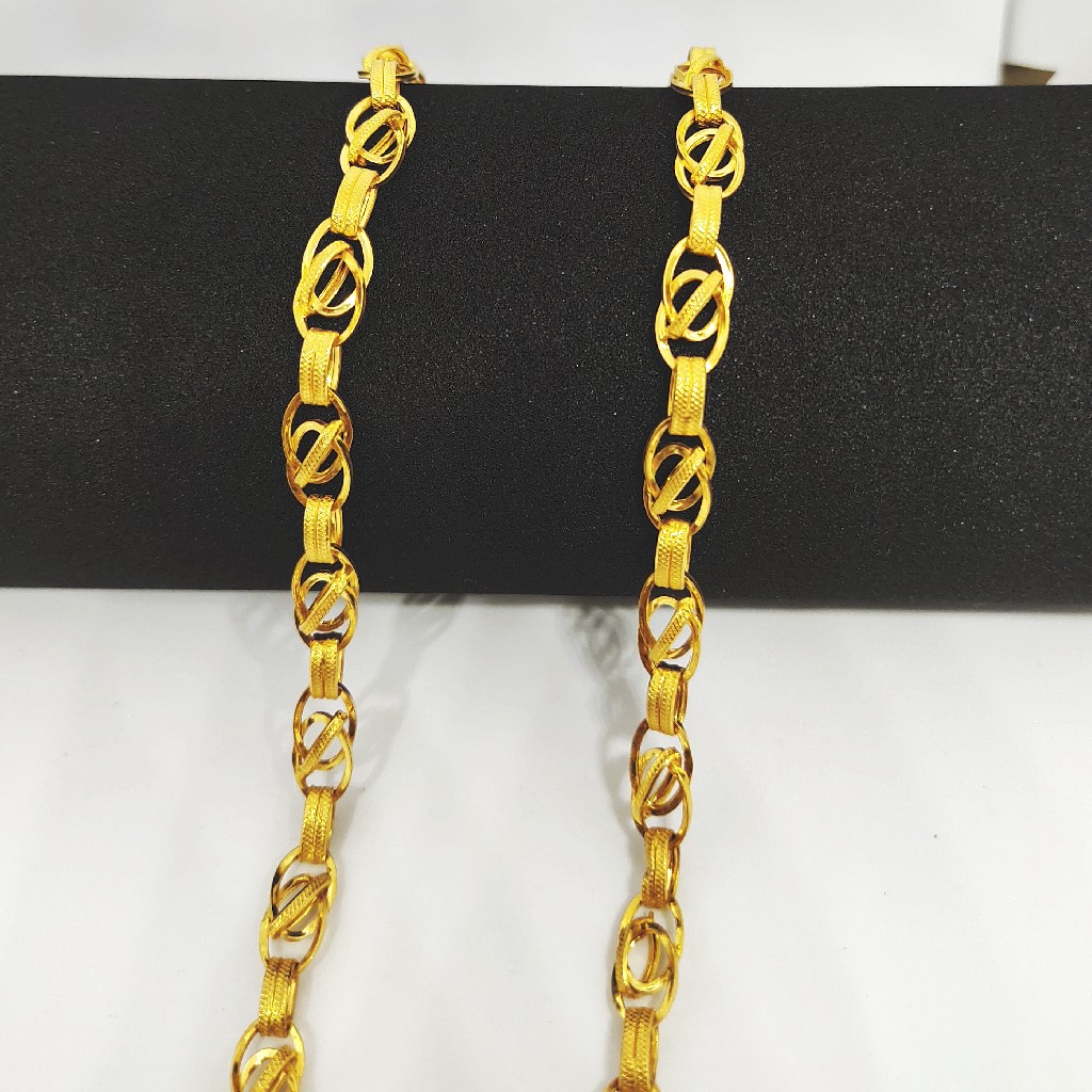 22 KT 916 Hallmark Indo Italian Gents Chain - Image 2