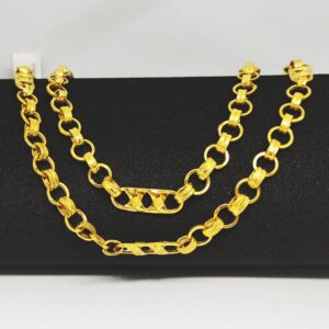 22 KT 916 Hallmark Indo Italian Gents Chain