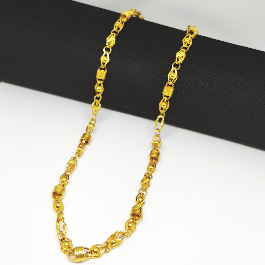22 KT 916 Hallmark Indo Italian Gents Chain