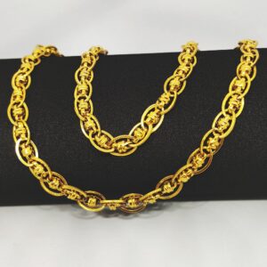 22 kt 916 hallmark  indo italian  gents chain