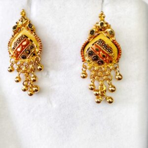 22 kt 916 hallmark plane earring