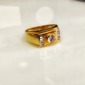 22 kt 916 hallmark gold men ring