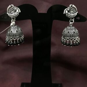 Silver Jhumka Light Weight Artificial