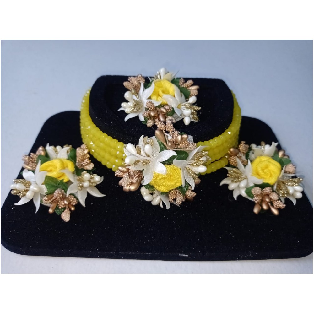 Prettiest Floral Antique Design Artificial Necklace Set